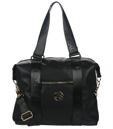 Katarína black practical handbag